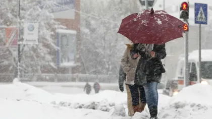 Vortex polar în România. Ninsori puternice, zonele în care stratul de zăpadă a ajuns la 20 cm