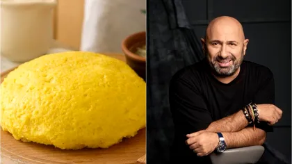 Mămăliga perfectă. Câtă apă pune Chef Cătălin Scărlătescu la un kilogram de mălai? Proporţia exactă
