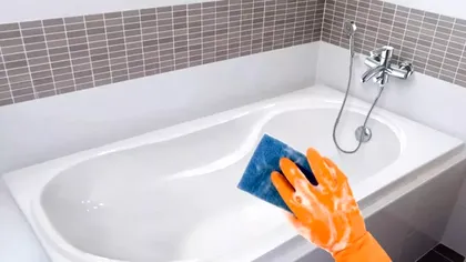 Cum să albești rapid o cadă veche. Trucul folosit în hoteluri ca să arate impecabil ani la rând