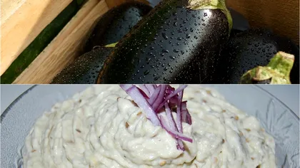 Ingredientul secret pentru salata de vinete de post sănătoasă şi pufoasă. Nu este nevoie de maioneză