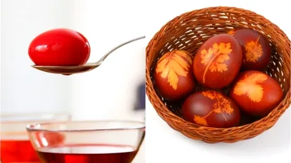 Ouăle de Paște cu model floral, în tendințe în 2025. Cum le faci cu ajutorul frunzelor și ciorapilor