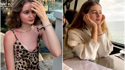 Irina Columbeanu, o tânără cu o eleganţă rară. Ce spune fiica Monicăi Gabor despre Mr. Pink: ”Un soţ extraordinar pentru mama. L-a ajutat şi pe tata”