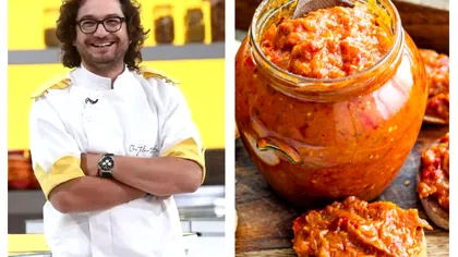 Zacusca rapidă a lui Chef Florin Dumitrescu a devenit virală. Are ingrediente clasice, se face repede, dar gustul este unic