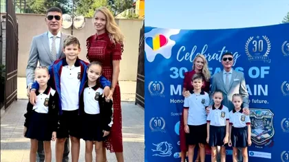 Valentina Pelinel și Cristi Borcea, investiție serioasă în educația copiilor: cât costă școala privată la care merg gemenele cuplului