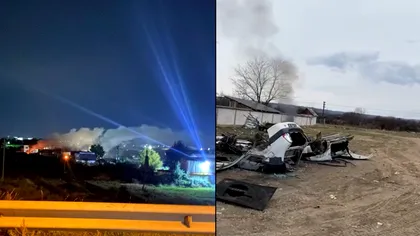 Tragedia de la Crevedia îi paște zilnic pe locuitorii din Drăgășani, Vâlcea. Arderi ilegale de deșeuri, la 50 de metri de o stație de gaz, foarte aproape de spital VIDEO EXCLUSIV