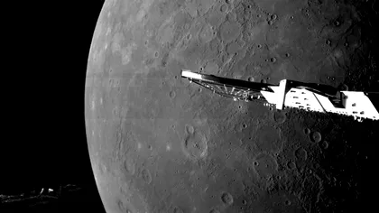 Imagini uimitoare de pe Planeta Mercur. Nava spațială BepiColombo surprinde cratere ascunse și peisaje vulcanice uluitoare