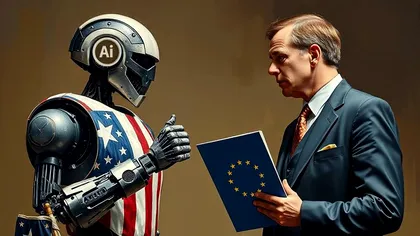Google și Meta, furioase pe reglementările stricte ale UE privind inteligența artificială: giganții tech americani intensifică presiunea