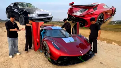 Au clonat o mașină de trei milioane de dolari în jurul unui motor de 1.000 de dolari. Cum arată Koenigsegg Jesko cu motor de Toyota, construită de la zero