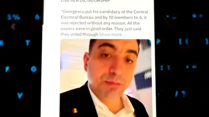 George Simion, mesaj video pe rețeaua lui Elon Musk: 