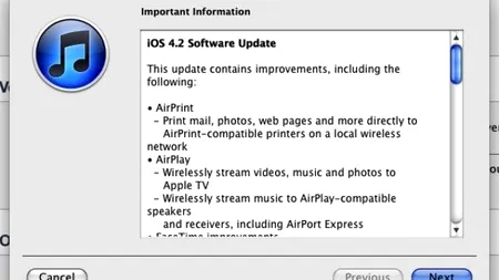 Apple lanseaza iOS 4.2