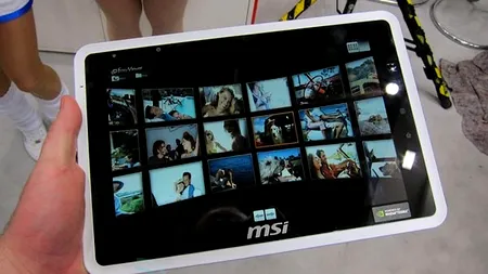 Tableta de la MSI la CeBIT 2011 cu TEGRA 2
