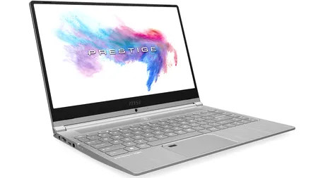 MSI Prestige e mai mic și mai ușor decât un MacBook Pro sau XPS 13