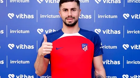 E oficial. Horațiu Moldovan a fost prezentat de Atletico Madrid, mesajul spaniolilor