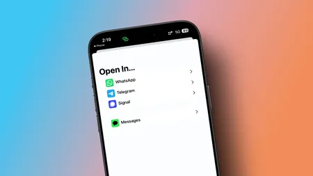 Cum să faci WhatsApp sau Signal aplicația implicită pentru mesaje pe iPhone