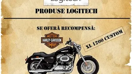 Cat mai multe cumparaturi Logitech si poate castigati un Harley Davidson