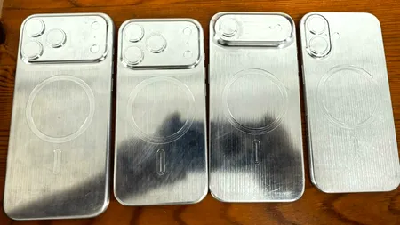 iPhone 17 Air, mult mai subțire: noi imagini dezvăluie diferențe uriașe față de celelalte modele