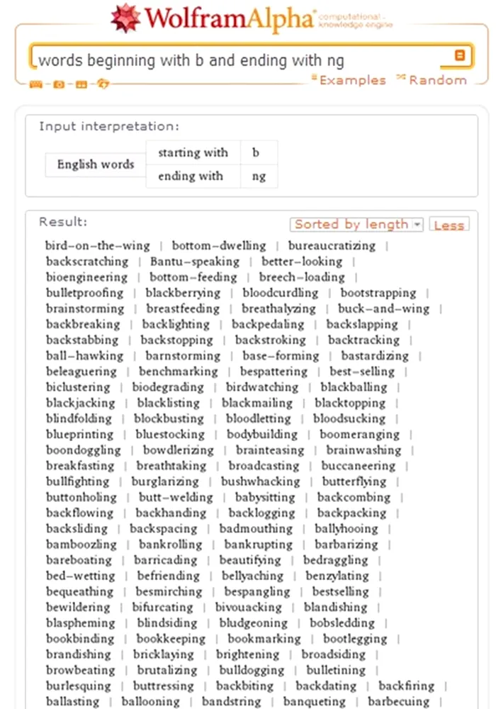 Wolfram Alpha Scrabble
