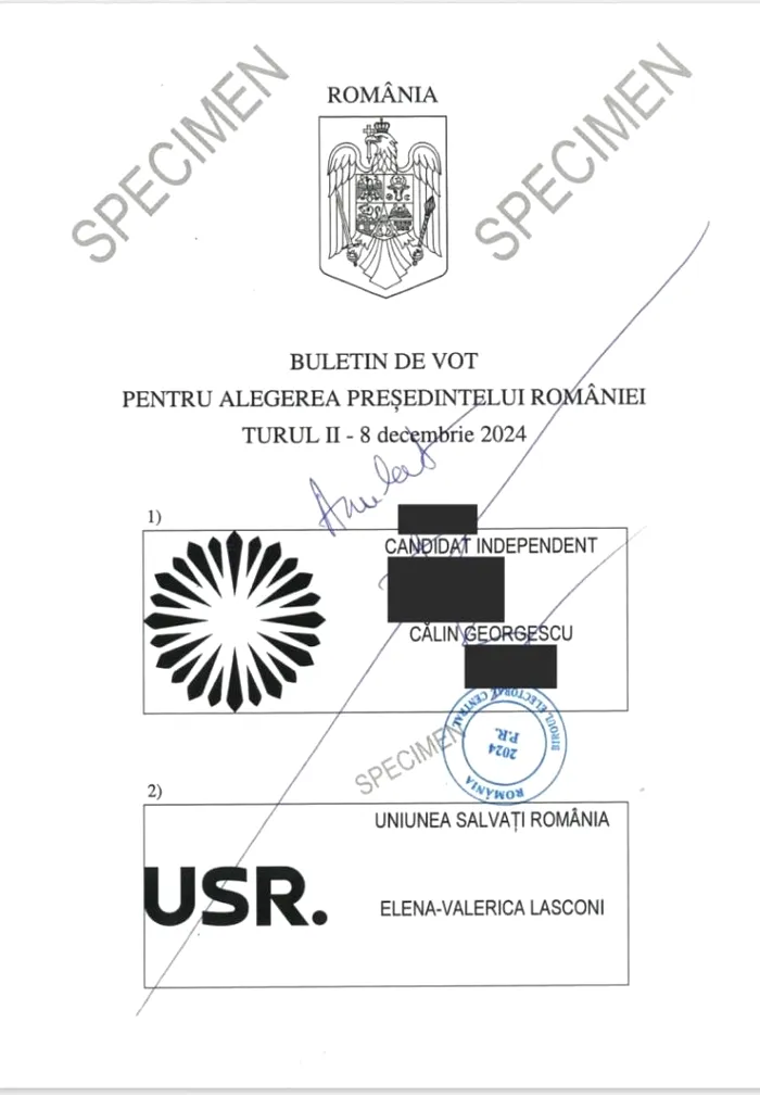 Au fost aprobate buletinele de vot pentru turul II