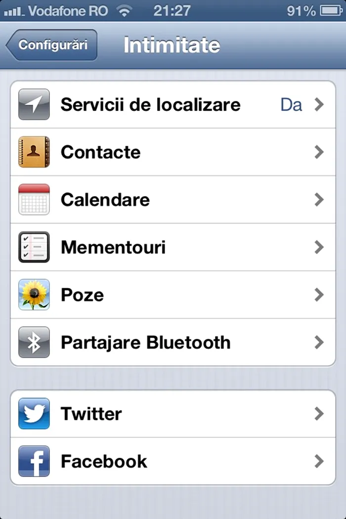 ios 6 intimitate