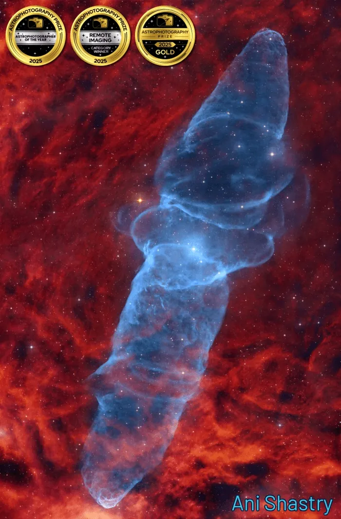 Deep Field Squid Nebula concurs foto