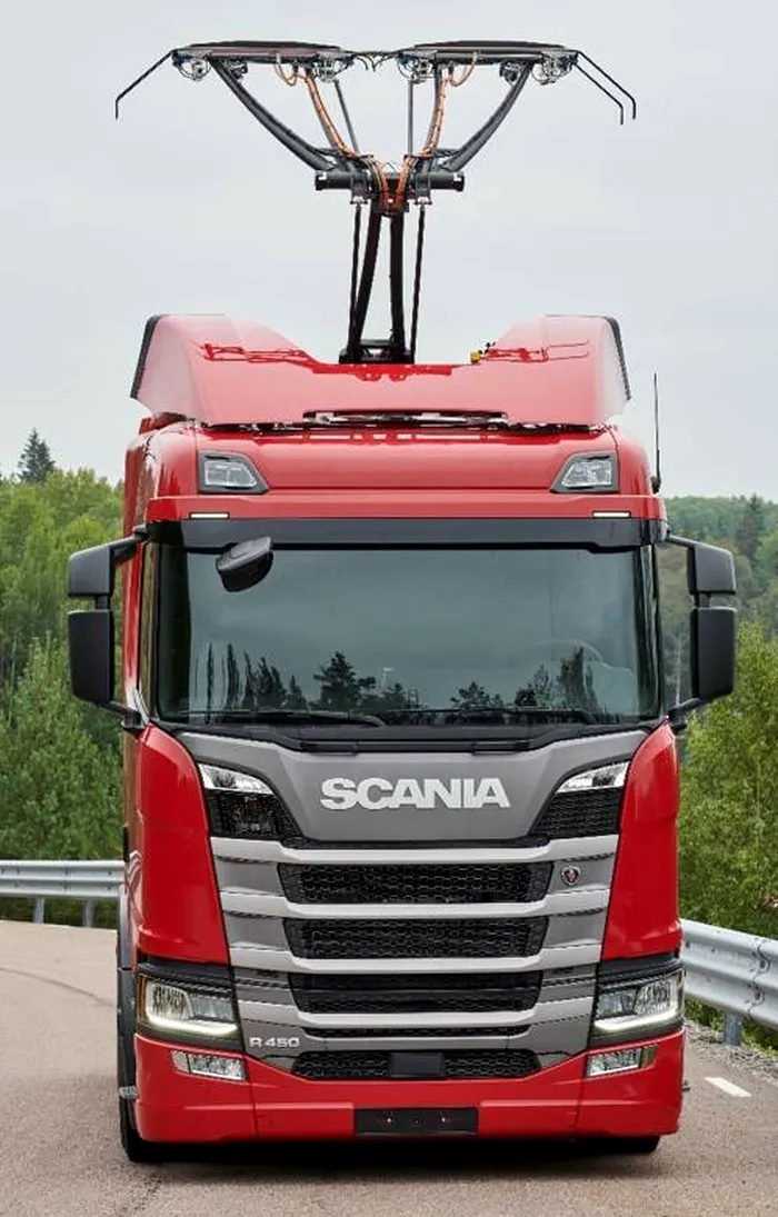camionul troleibuz scania germania