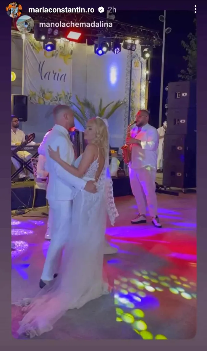 Maria Constantin și Robert Stoica, petrecere de pomină