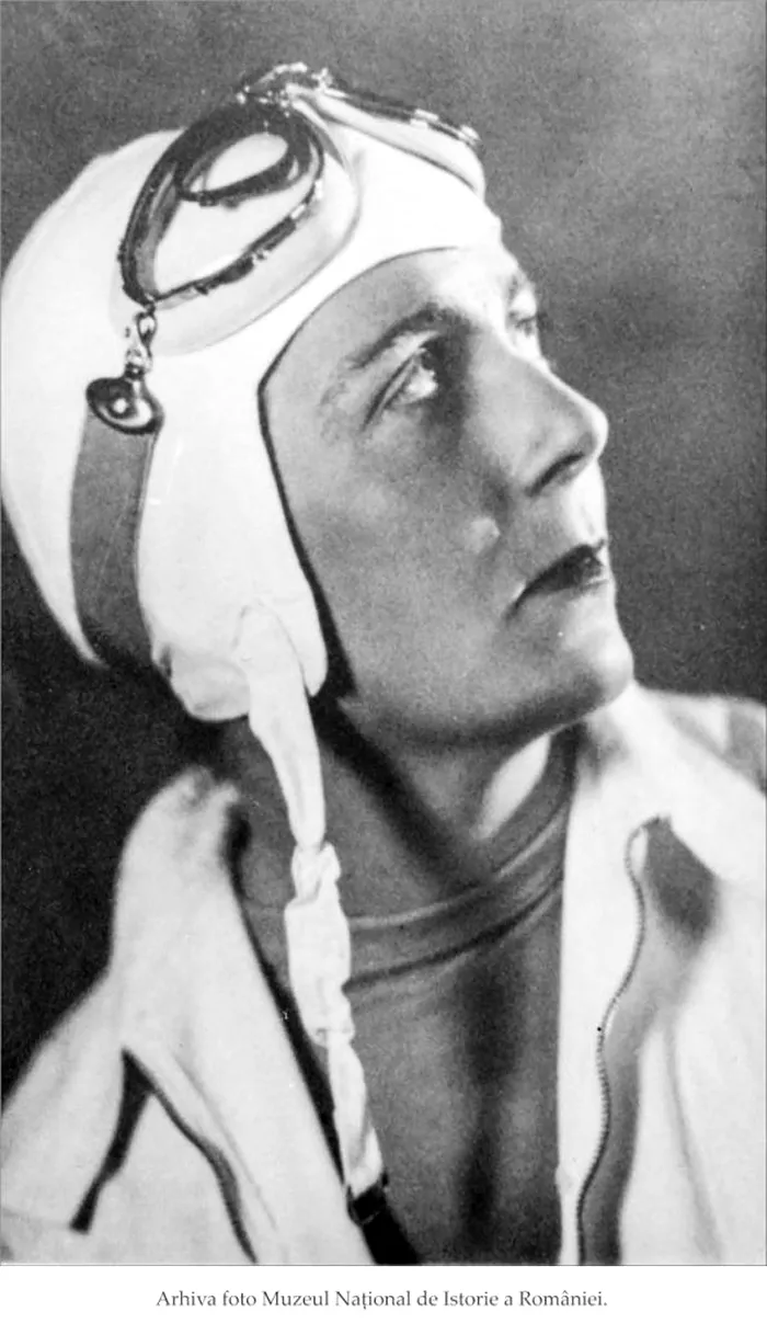 Pilotul Marina Stirbei. Arhiva foto Muzeul Național de Istorie a României