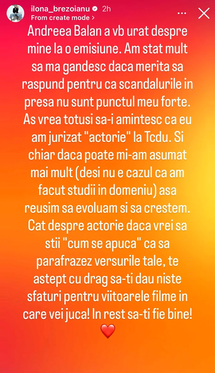 Ilona Brezoianu, replica acida dupa atacul lansat de Andreea Balan