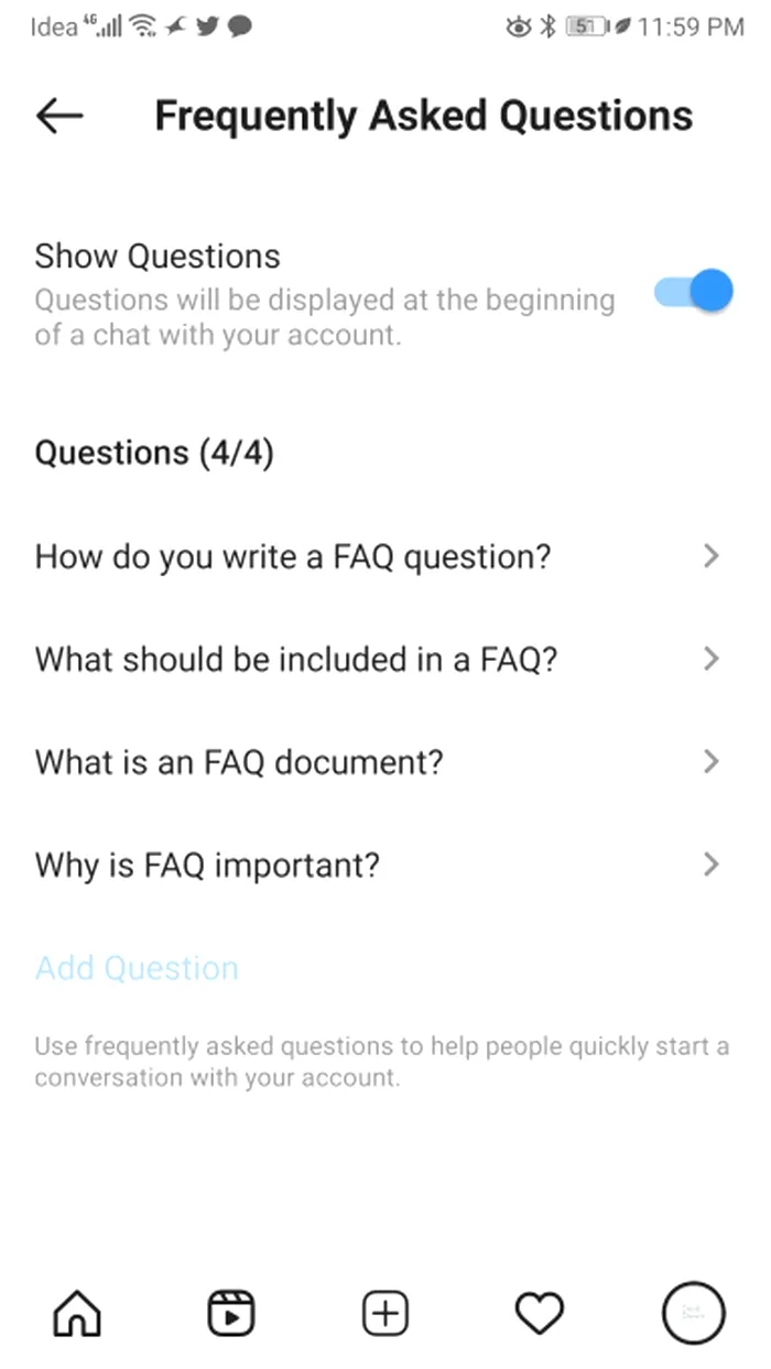 FAQ Instagram