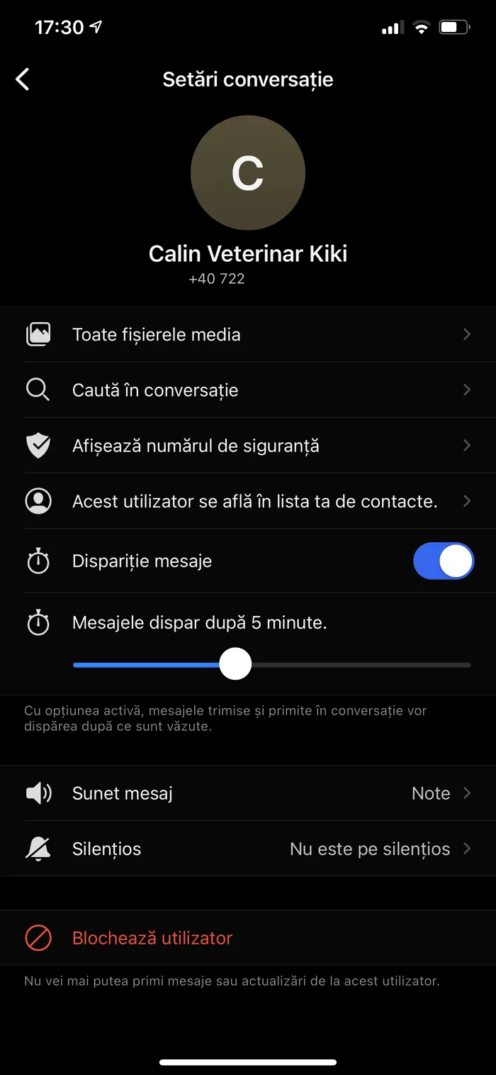 Cum trimiti mesaje care dispar pe signal