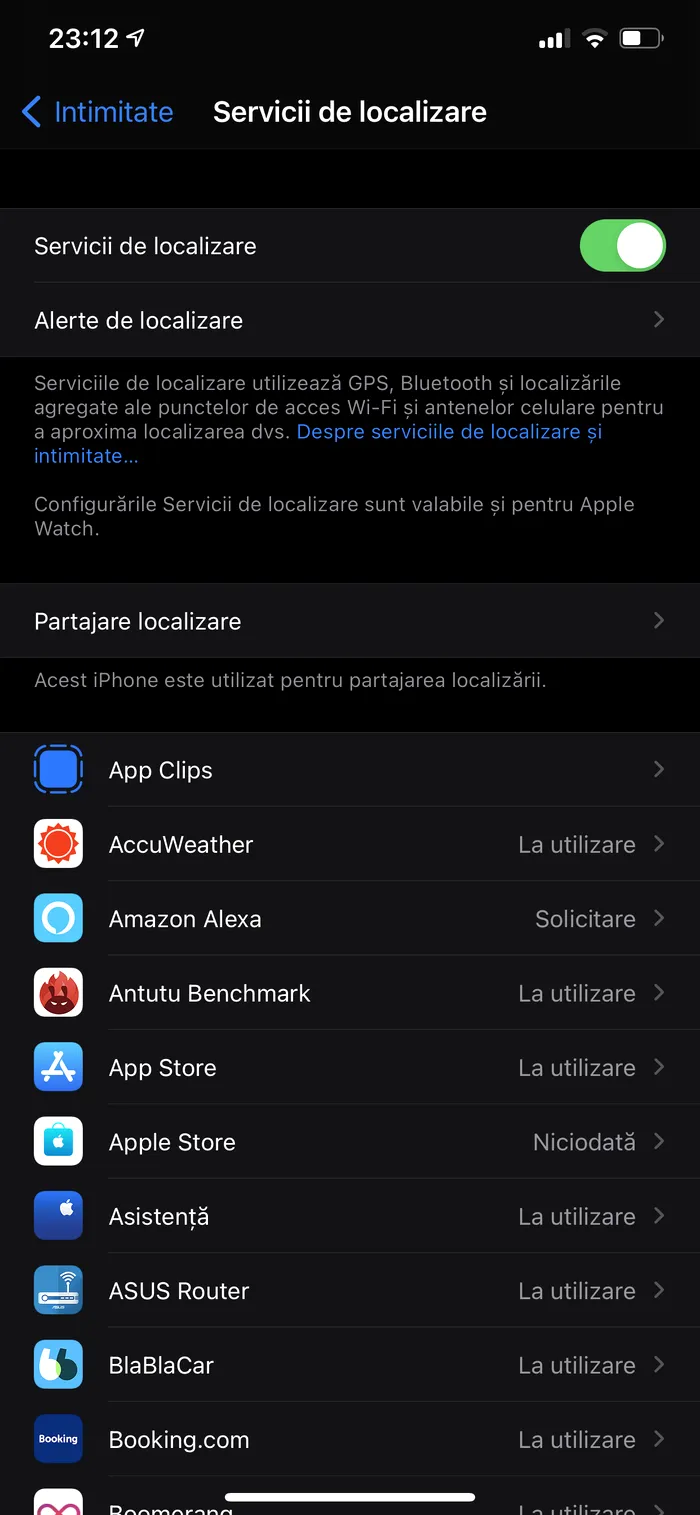 localizare iPhone dezactivare