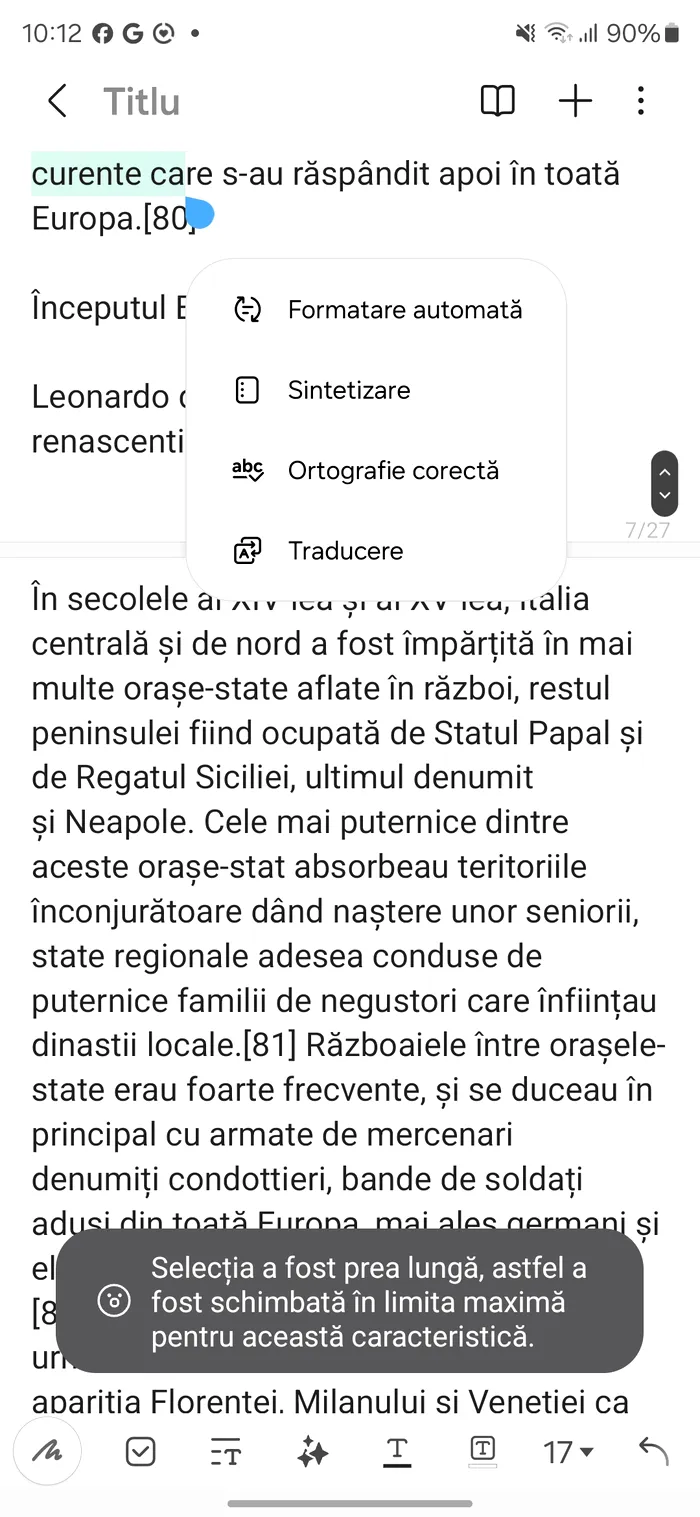 Samsung Galaxy S24 Ultra - limitările AI-ului