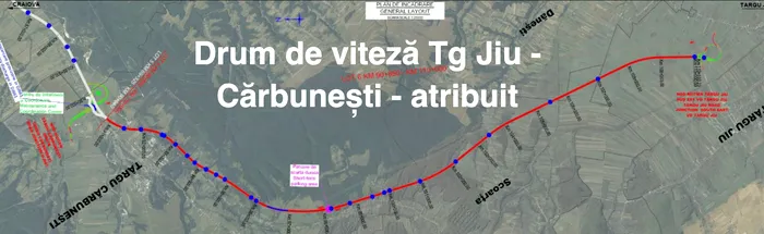 Cum va arăta drumul de viteză Tg Jiu - Cărbunești