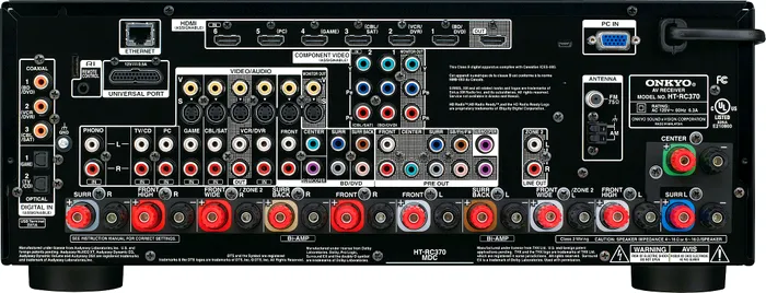 Onkyo HT-RC370, HT-RC370, receiver Onkyo