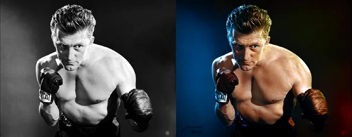 06 - Kirk Douglas in rolul lui Michael Midge Kelly in filmul Champion - 1949