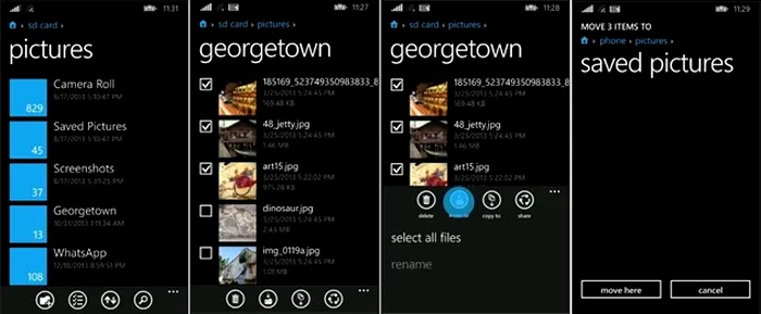 Files Windows Phone 8.1 wp8 file manager