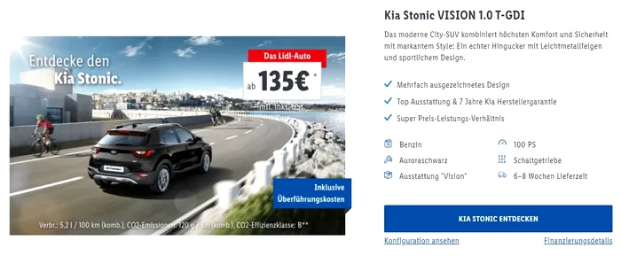 kia stonic lidl