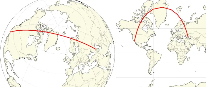 De ce nu zboară avioanele în linie dreaptă, de fapt. Motivul pentru care „te ocolesc”