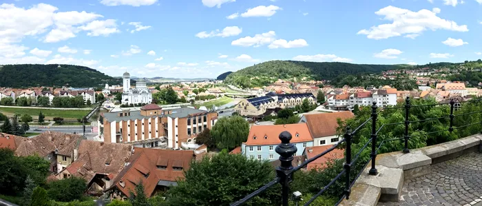 Panoramă cu Sighișoara din cetate cu Motorola Signature / foto: Playtech