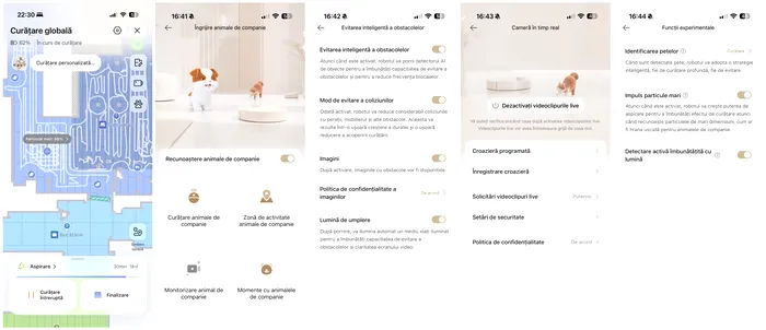 Aplicația Dreame pentru personalizarea experienței cu X60 Ultra Complete