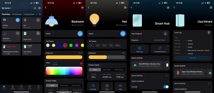 TP-Link Tapo - opțiuni de control pentru accesoriile inteligente