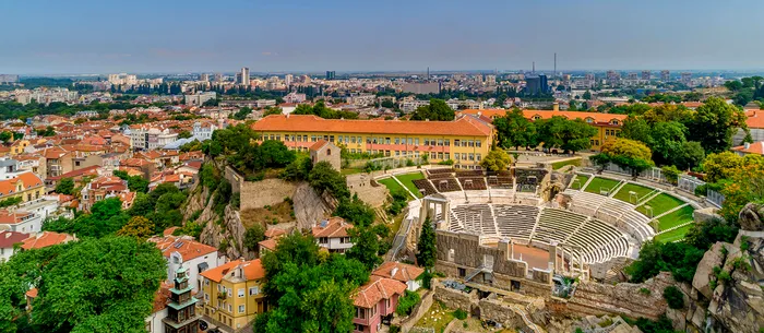 Teatrul antic din Plovdiv, Bulgaria
