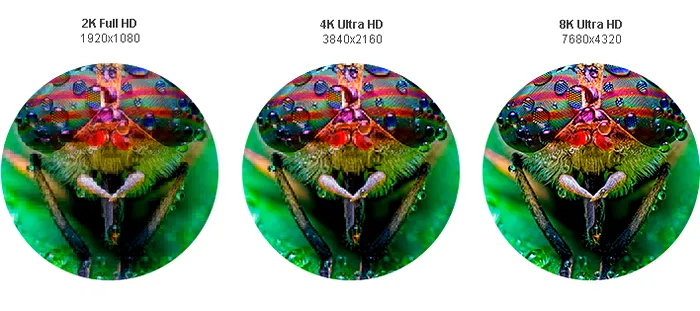 dell monitor rezolutie 8k