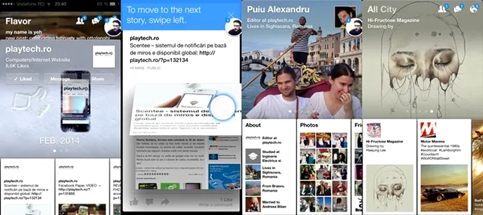 Paper Facebook iOS App