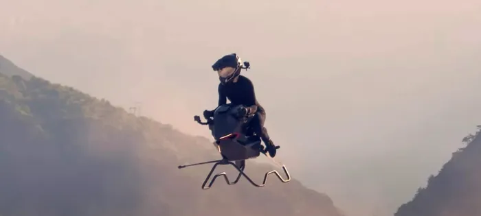 bicicleta zburatoare star wars