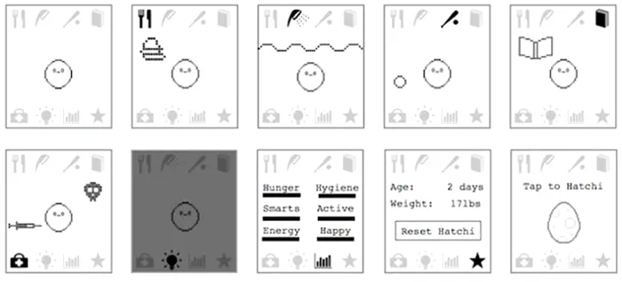 hatchi pebble watch tamagotchi