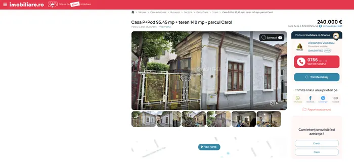 Anunțul online de pe Imobiliare cu această casă a reușit să devină viral mulți bani pentru o locuință atipică.