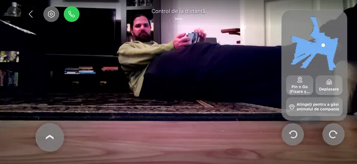 Camera de la Roborock Saros 20 poate fi folosită și de la distanță