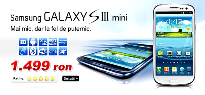 Reclama stupida Samsung Galaxy S3 Mini