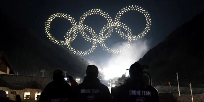 Jocurile Olimpice de Iarna 2018 Intel drone